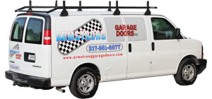 picture of Armstrong Garage Door service van